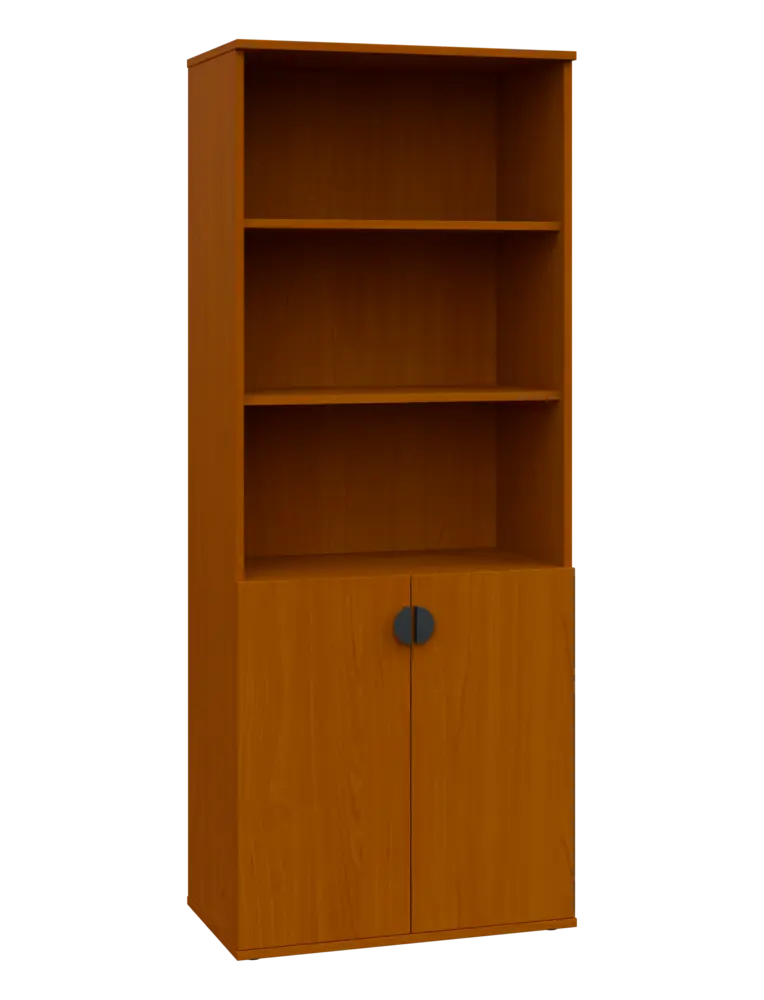 TN 5 - 7DN kancelářská skříň, 2-dveřová/nika, 1822x720x400, třešeň šumavská